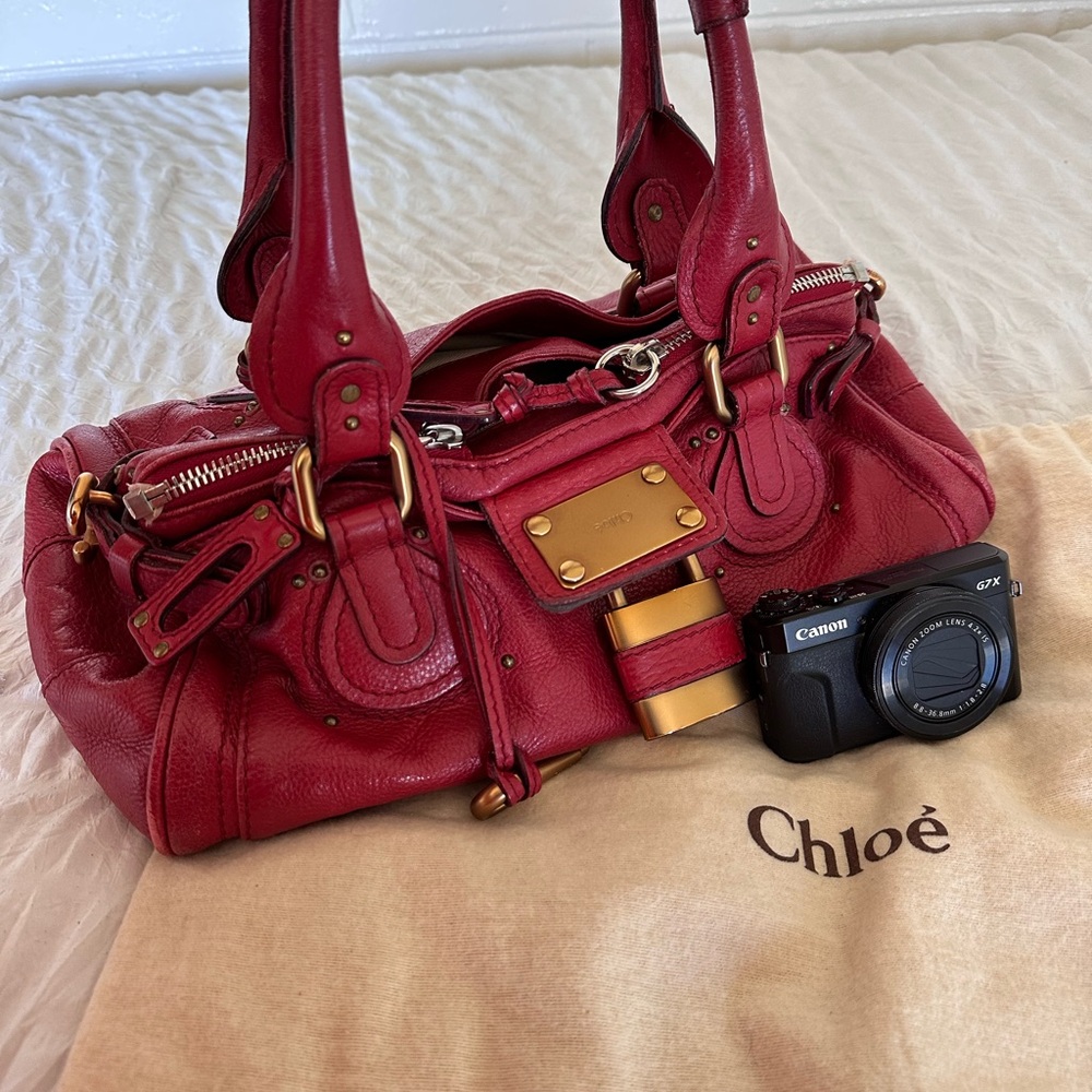 Looking to trade Chloe Red Leather Shoulder Bag